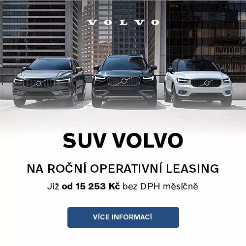 SUV Volvo na roční operativní leasing
